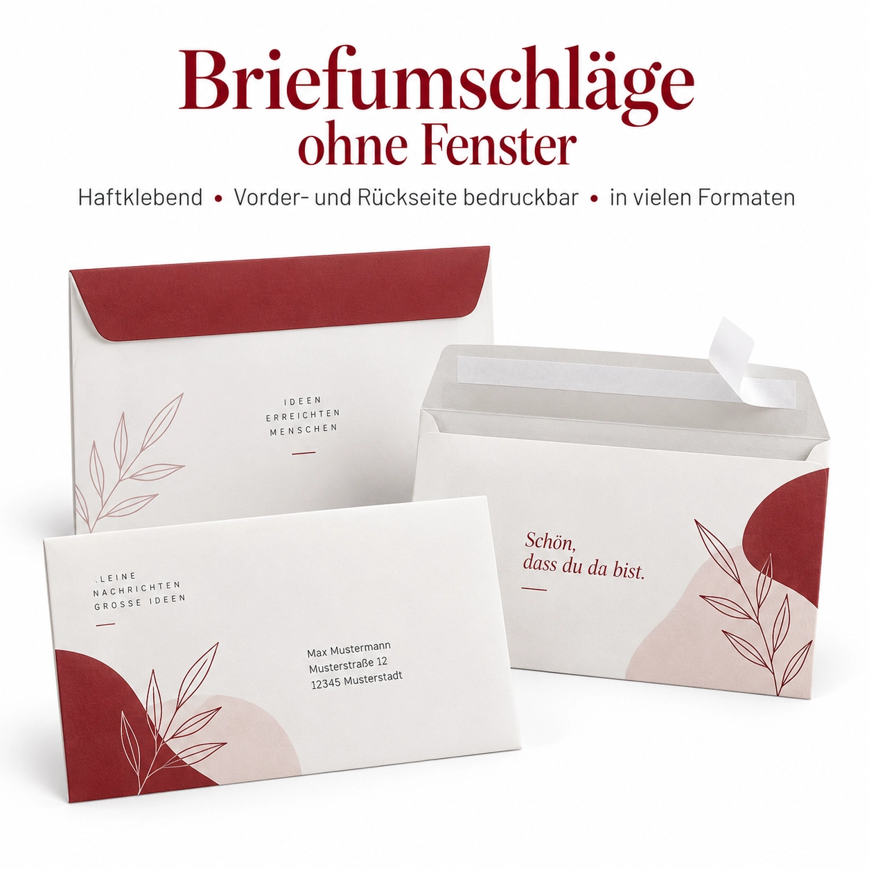 Briefumschläge bedrucken