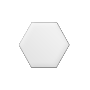 Sechseck 10 x 8,7 cm