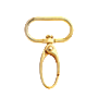 Karabiner Oval Gold