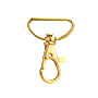 Karabiner Trapez Gold