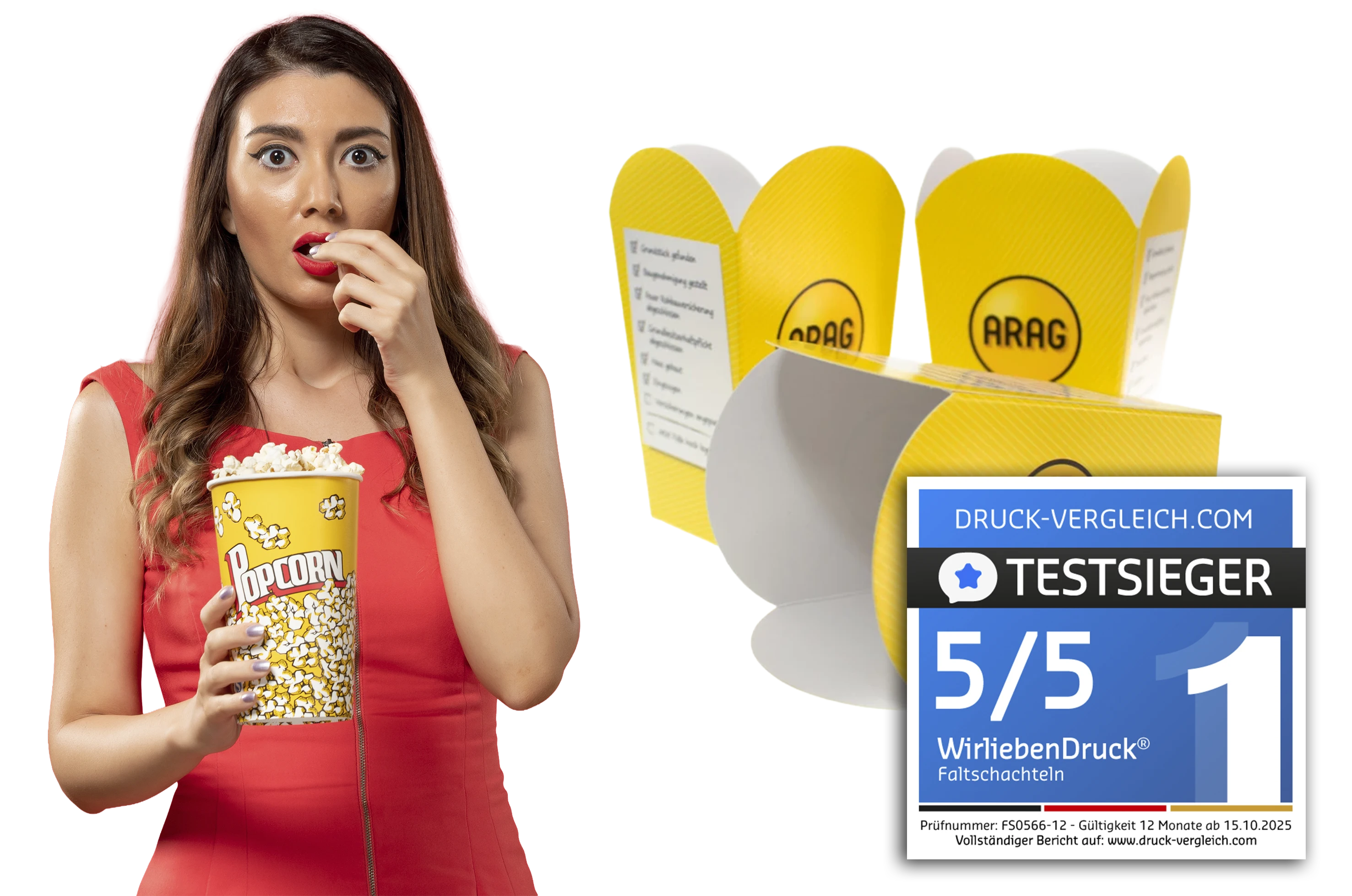 Popcornbecher bedrucken
