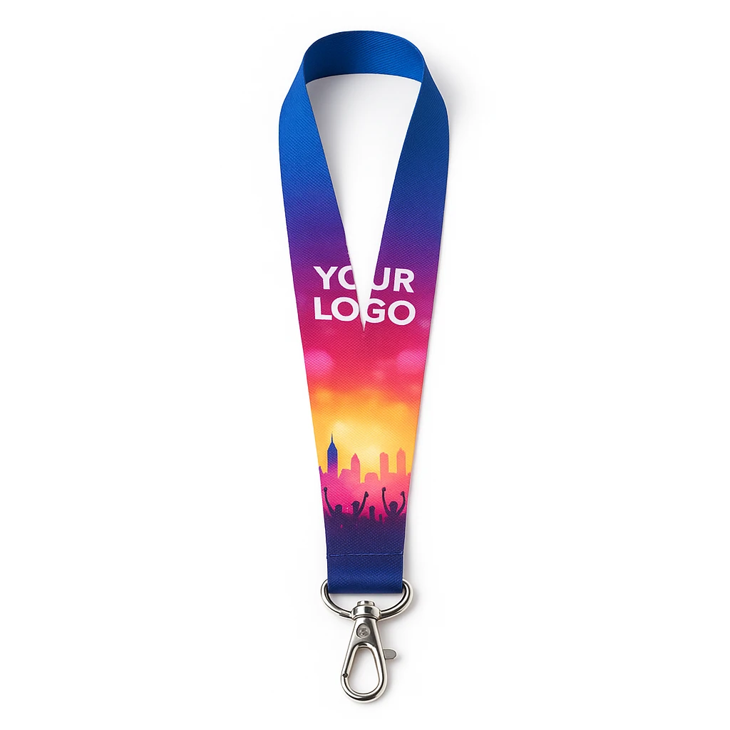 Lanyard Standard - Polyester-Schlüsselband mit Karabiner 1