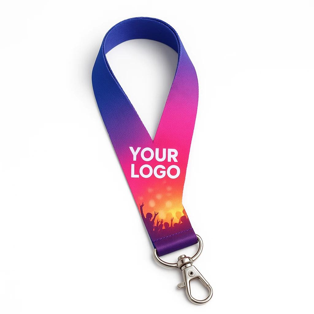 Lanyard Standard - Polyester-Schlüsselband mit Karabiner 2