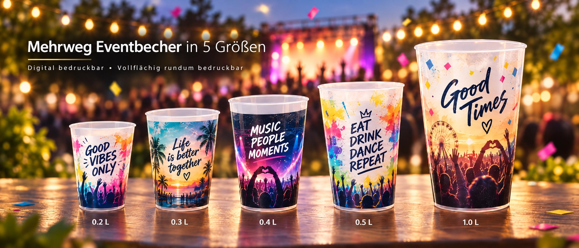 Eventbecher bedrucken